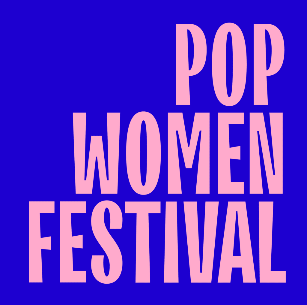 Logo Bleu et Rose du Pop Women Festival