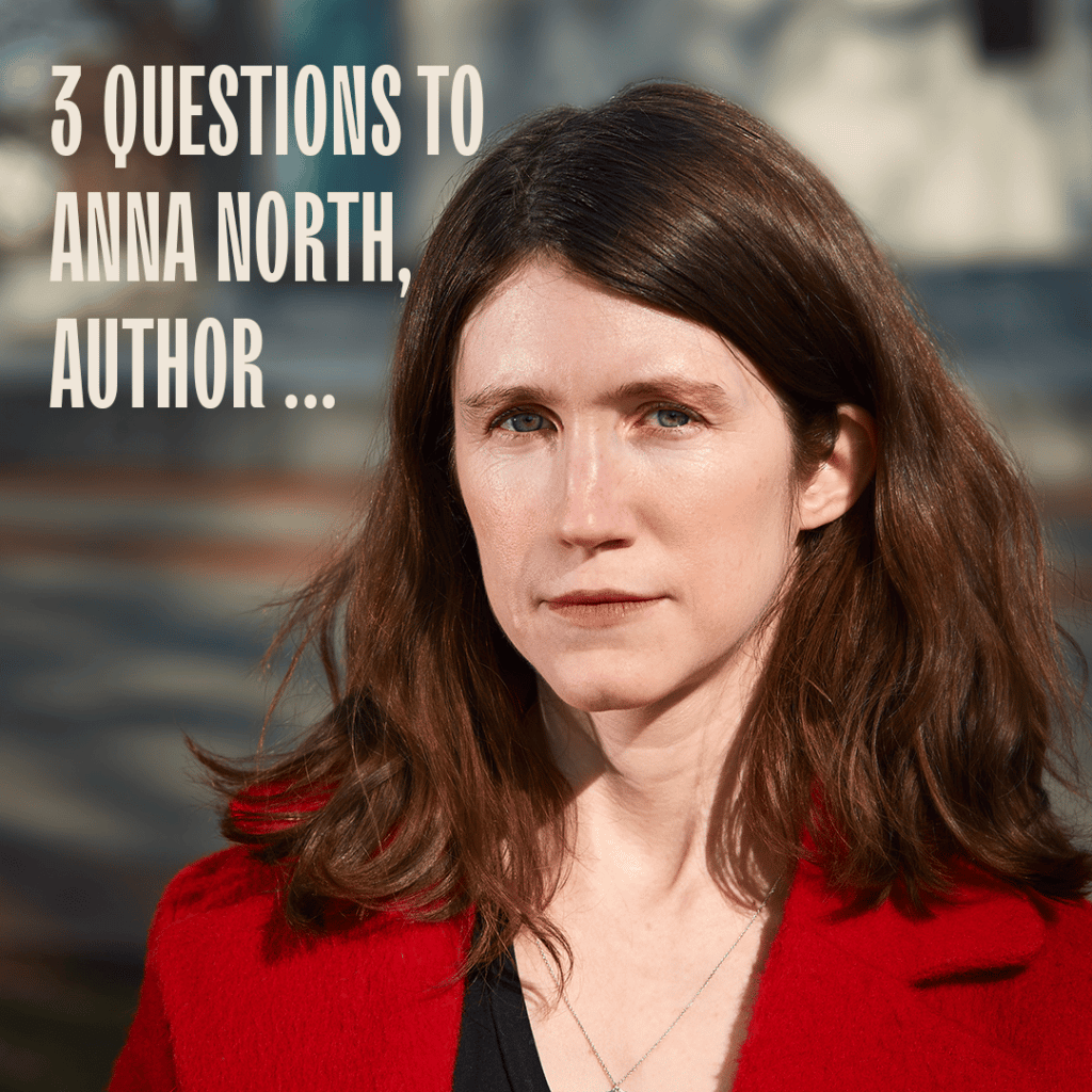 3 questions à Anna North autrice, à retrouver sur le compte Instagram du Pop Women Festival