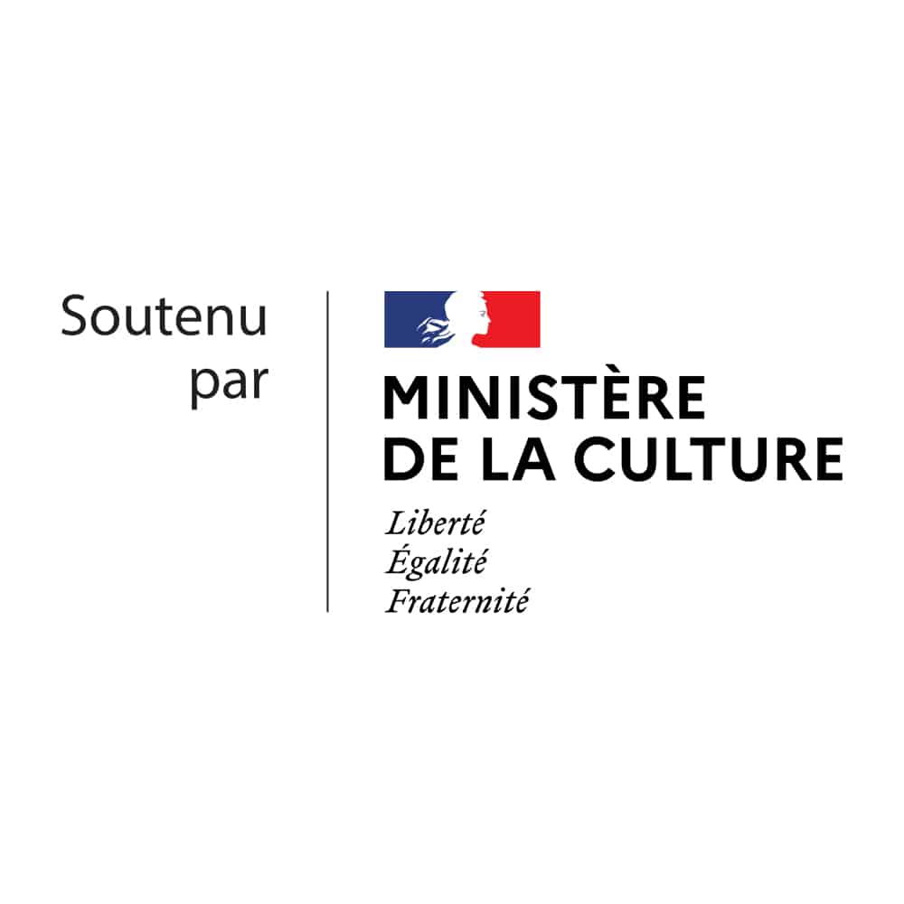 Logo du ministère de la culture partenaire du Pop Women Festival