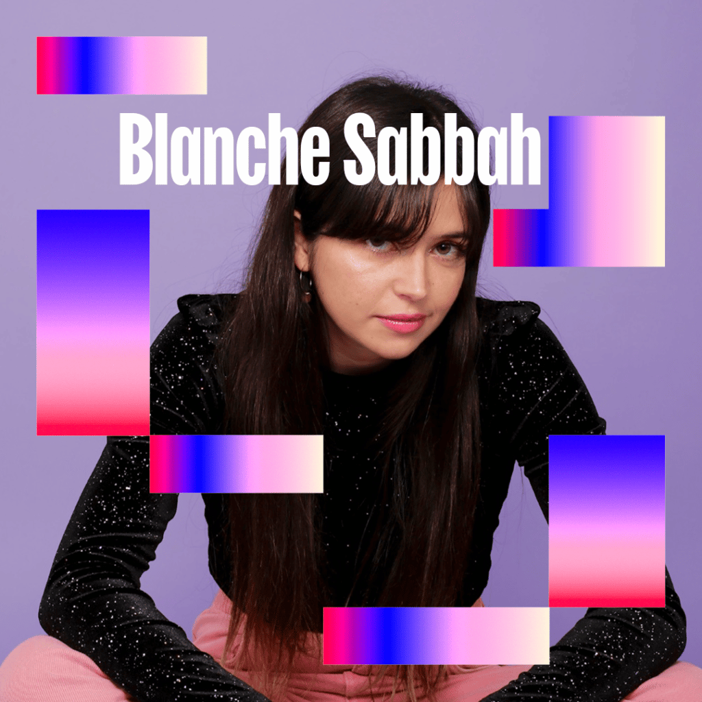 Template de Blanche Sabbah pour le compte instagram du Pop Women Festival