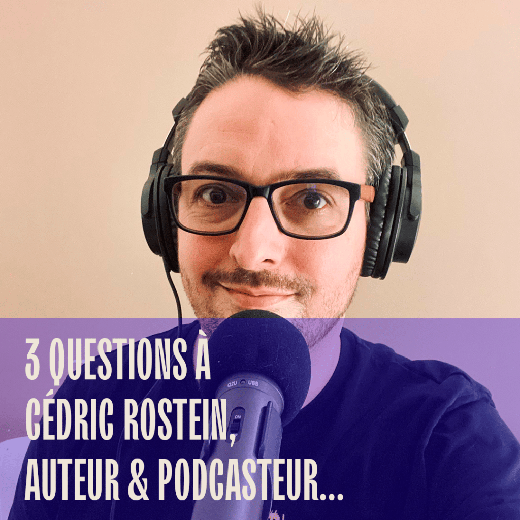 Cédric Rostein répond aux 3 questions à du Pop Women Festival