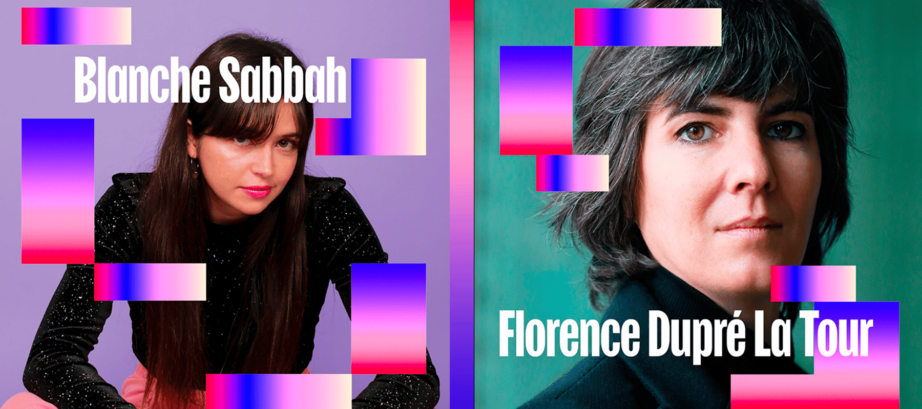 Template du Pop Women Festival de Blanche Sabbah et Florence Dupré La Tour